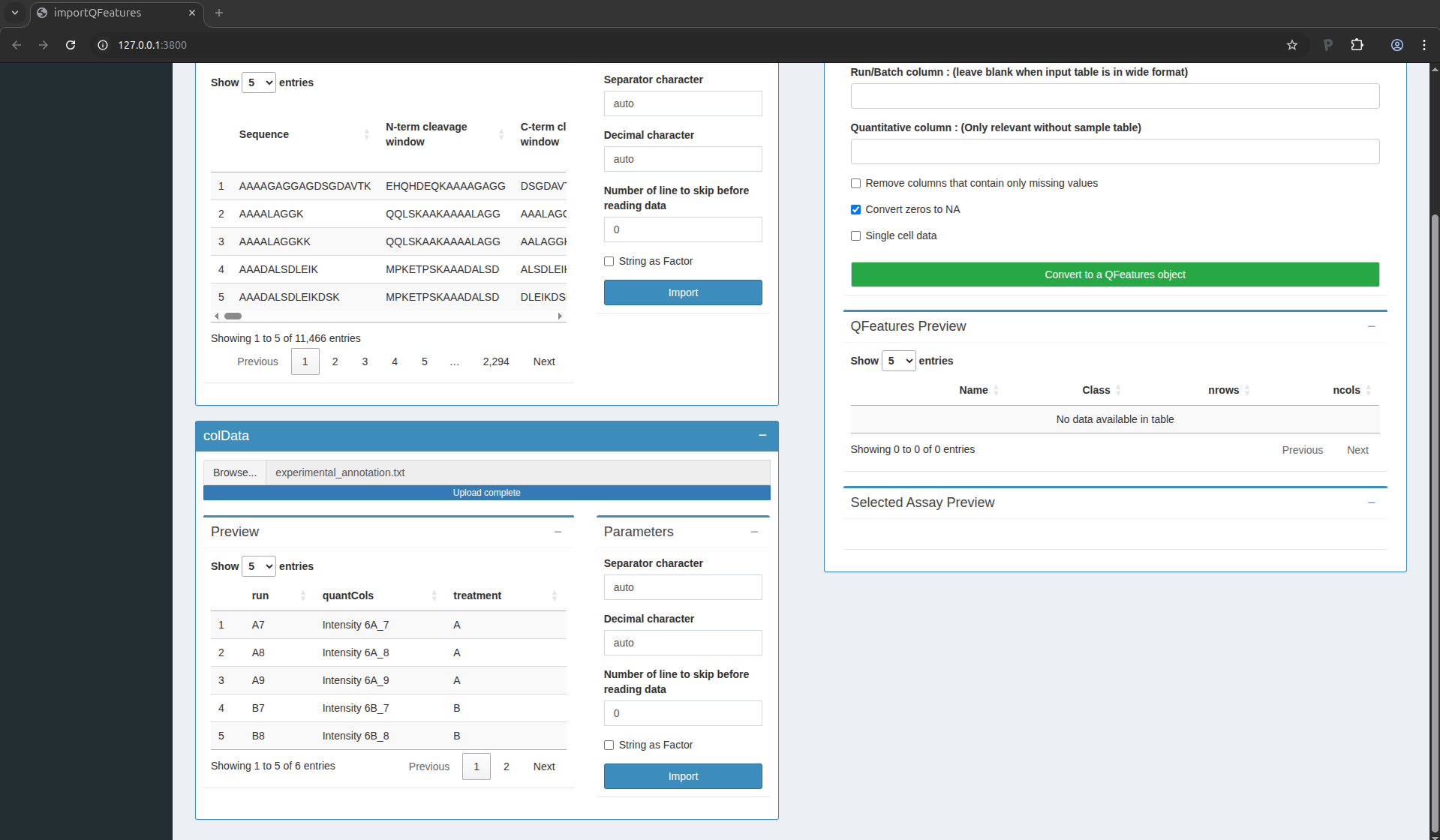 Figure 6. The sample annotations have been succesfully uploaded